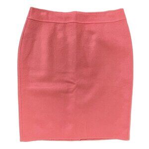 New Talbots Petites‎ Classic Straight Pencil Skirt Pink Wool Blend